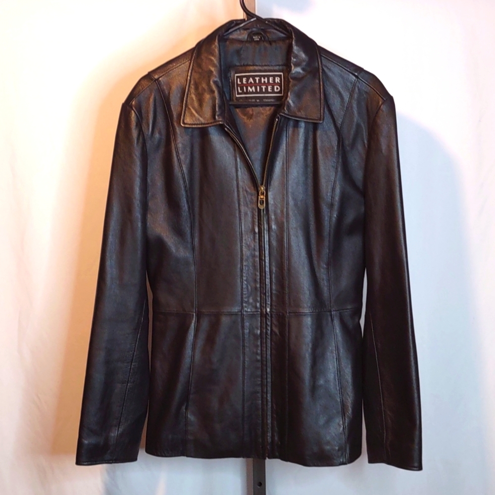 Leather Limited Women's Black Leather XL Jacket Buttery Soft